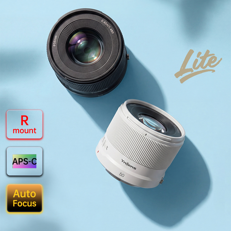 R 50mm F1.8 APS-C Lens for R-Mount Camera, Auto Focus Lens, Suit for R Ra RP R1 R3 R5 II R5 R5C R6 R6II R6III R6V R7 R8 R10 R50 R50V R100