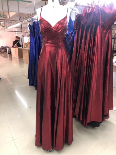 2023 A Line Princess Floor Length Lace Up Back Girls Evening Prom Dresses