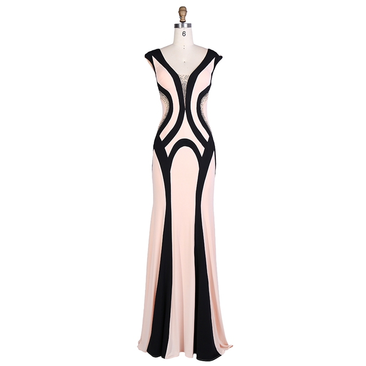 Unique design cheap prices bodycon formal evening dress for women