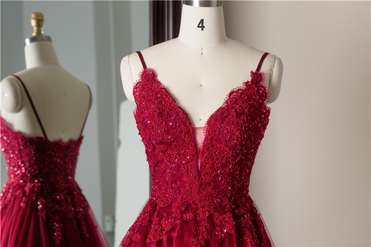 Sweetheart Thin Straps Corset Back Puffy Prom Quinceanera Dresses