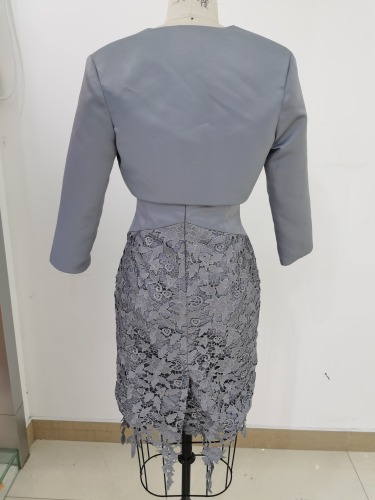 Knee Length Many Colors Choice Low MOQ Collections Outfit Plus Size Mother Of The Bride Dresses