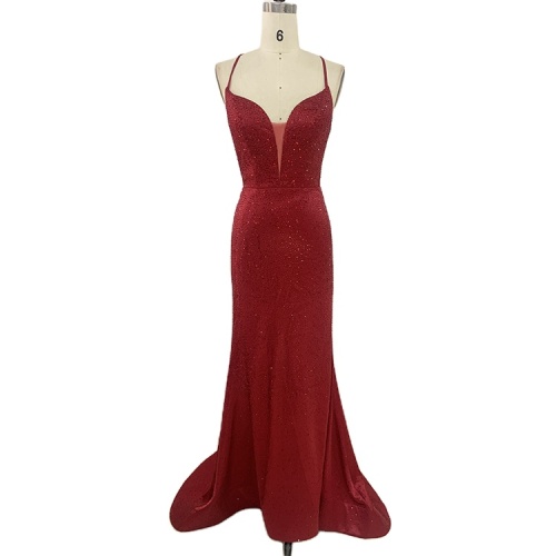 Sleeveless Floor Length Elegant Wedding allure Long burgundy Bridesmaid Dress pleated chiffon