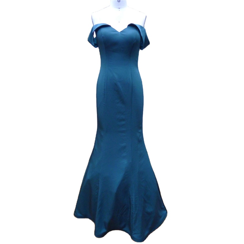 Women Evening Dresses Black Elegant V Neck Sleeveless Sweep Train Cheap Price Solid for Party Evening / Formal Dresses Satin