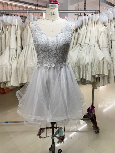 Knee Length Sleeveless Short Homecoming Dress