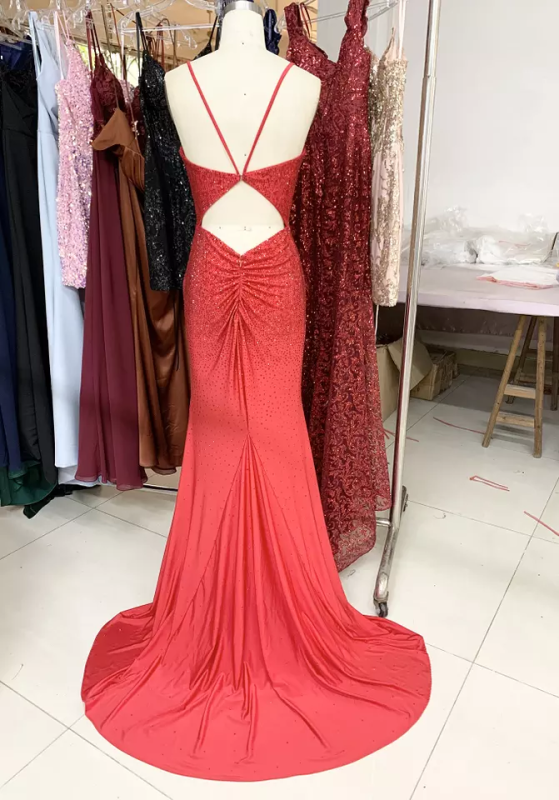 Mermaid Square Neckline Japanese Mermaid Sexy Girl Party Women Formal Evening Free Prom Dresses