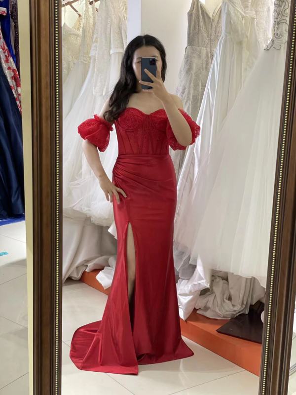 Floor Length Spaghetti Strap Long Evening Prom Dresses