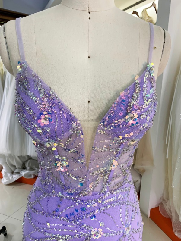 Lilac with sequined corset sleeveless short prom homecoming party dresses for teenagers