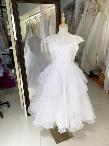 Princess evening dresses children dress flower girls dresses for wedding white