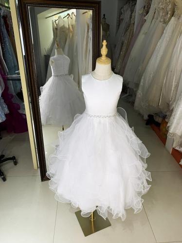 White pageant dresses for girls dresses 2 12 children clothing designs mini