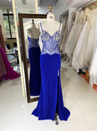 New luxurious elegant heavy beaded prom dresses for women evening