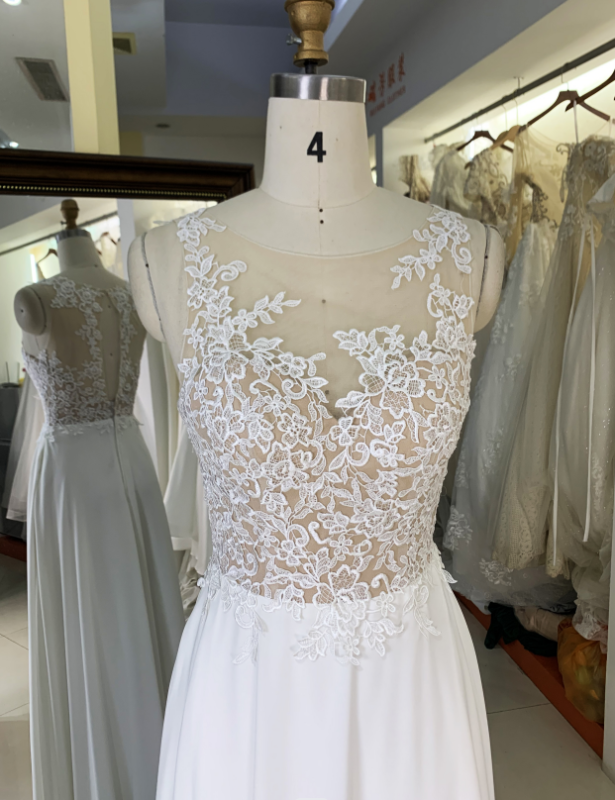 Lace elegant sexy heavy beaded embroidered bridal wedding dress maindress
