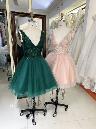 New embroidered short homecoming dresses suppliers for fat girls