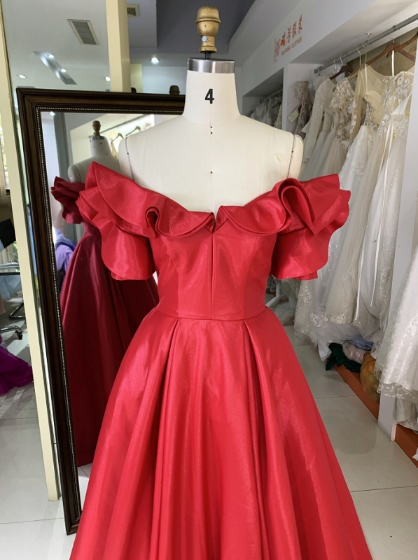 2024 emerald red sleeveless rhinestone mermaid satin zipper up back prom evening women dresses