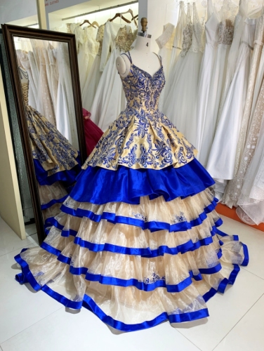 Ruffle skirt quinceanera dresses elegant ball gown new for girl