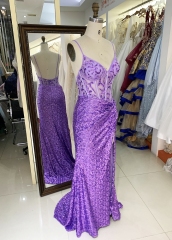 Wholesale New fancy sequins boning prom dresses long gown evening dress 2025 for girl
