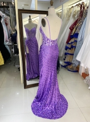 Wholesale New fancy sequins boning prom dresses long gown evening dress 2025 for girl