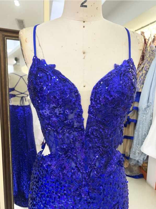 New glitter sequin boning wholesale long gowns evening prom dress 2025 for girl on sale