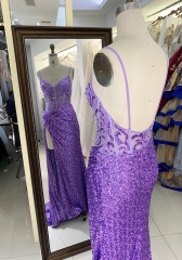Wholesale New fancy sequins boning prom dresses long gown evening dress 2025 for girl