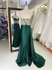 New boning handmade beading wholesale long gowns evening prom dress 2025 for girl