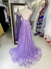 New Spray Gold Wholesale Long dress Evening ball dress with detachable 2025 girl