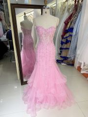 New 3D floral sweetheart mermaid wholesale long gowns girl dress prom 2025 for women