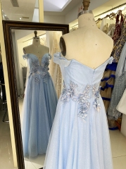 New floral ball gown wholesale long gowns evening prom dress 2025 for young girl