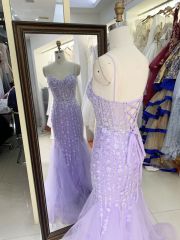 New floral wholesale long gowns evening prom dresses with corset top 2025 for girl