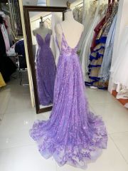 New Spray Gold Wholesale Long dress Evening ball dress with detachable 2025 girl