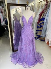 New Spray Gold Wholesale Long dress Evening ball dress with detachable 2025 girl