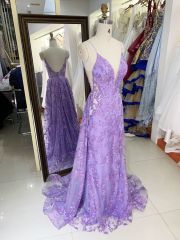 New Spray Gold Wholesale Long dress Evening ball dress with detachable 2025 girl