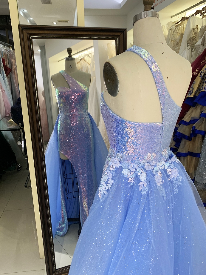 New glitter sequin boning wholesale outfit long gowns evening dresses for prom night