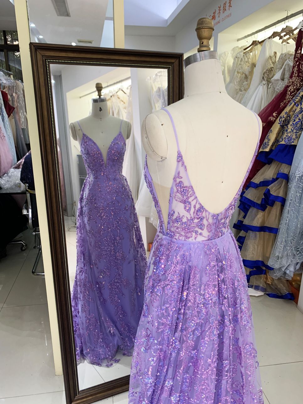 New Spray Gold Wholesale Long dress Evening ball dress with detachable 2025 girl