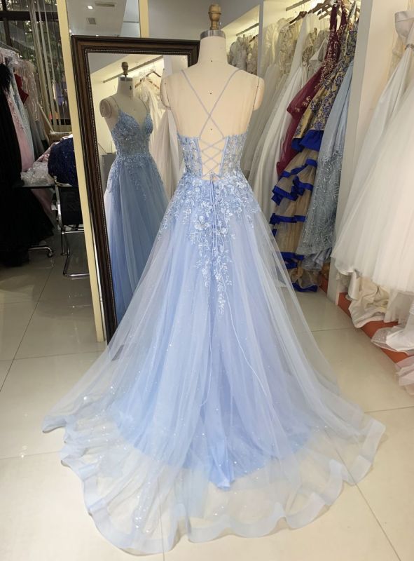 See through corset emerald lilac sleeveless deep V sequin beading tulle mermaid prom evening dresses