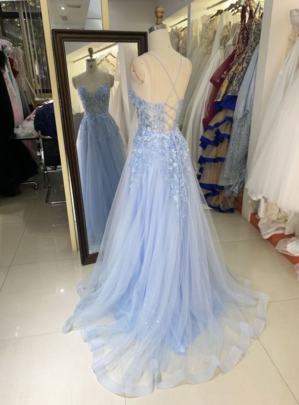 See through corset emerald lilac sleeveless deep V sequin beading tulle mermaid prom evening dresses
