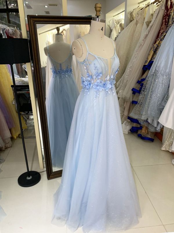 New floral ball gown wholesale long gowns evening prom dress 2025 for young girl