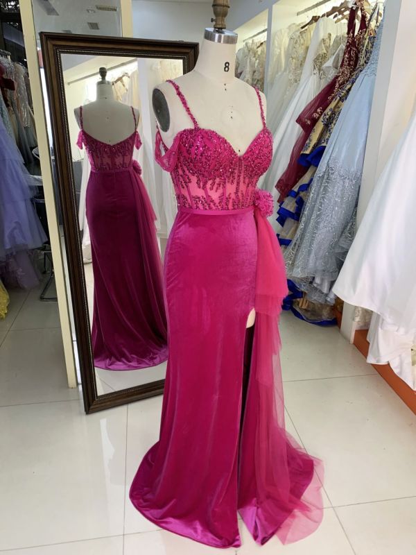 Purple off shoulder rhinestone mermaid corset elegant prom dresses luxurious 2025