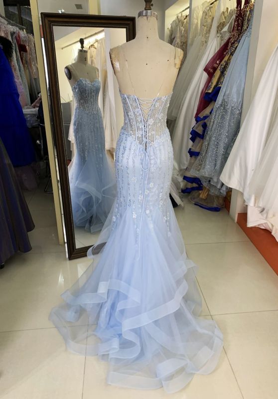 Wholesale embroidery corset Fuchsia sleeveless hand pleated satin mermaid prom evening dresses