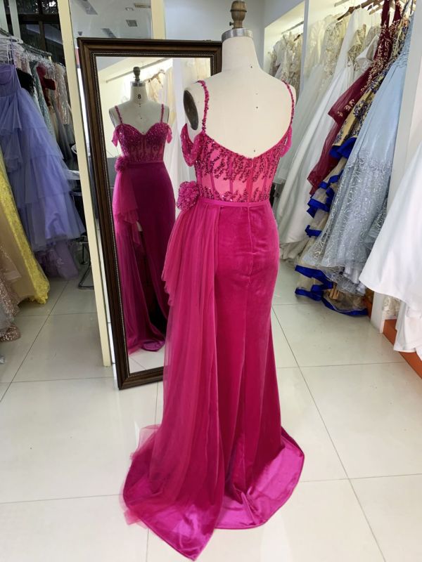 Purple off shoulder rhinestone mermaid corset elegant prom dresses luxurious 2025