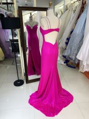 2025 New costom women's jersey A Line skirt evening dress elegant party Plus Size of The Women clothing Natural