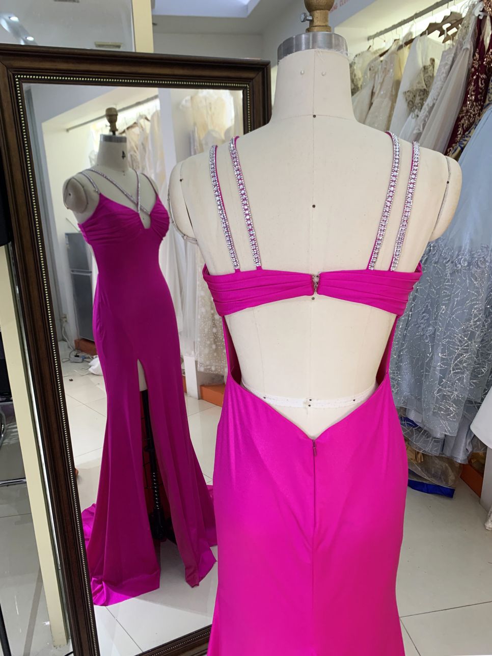 2025 New costom women's jersey A Line skirt evening dress elegant party Plus Size of The Women clothing Natural