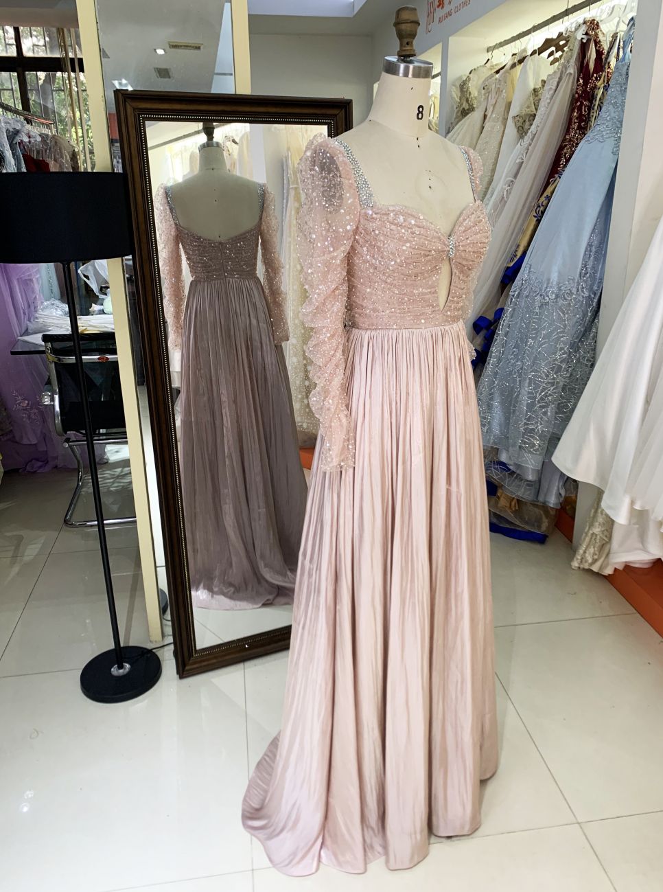 2025 New elegant satin a Line Skirt Long Plus Size Dresses Fat Mother of The Women Clothing 2025 Natural