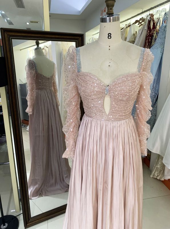 2025 New elegant satin a Line Skirt Long Plus Size Dresses Fat Mother of The Women Clothing 2025 Natural