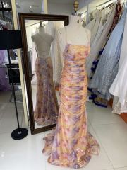 New multi color sequin formal elegant mermaid formal fitted evening wholesale prom dresses 2025