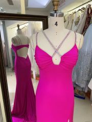 2025 New costom women's jersey A Line skirt evening dress elegant party Plus Size of The Women clothing Natural