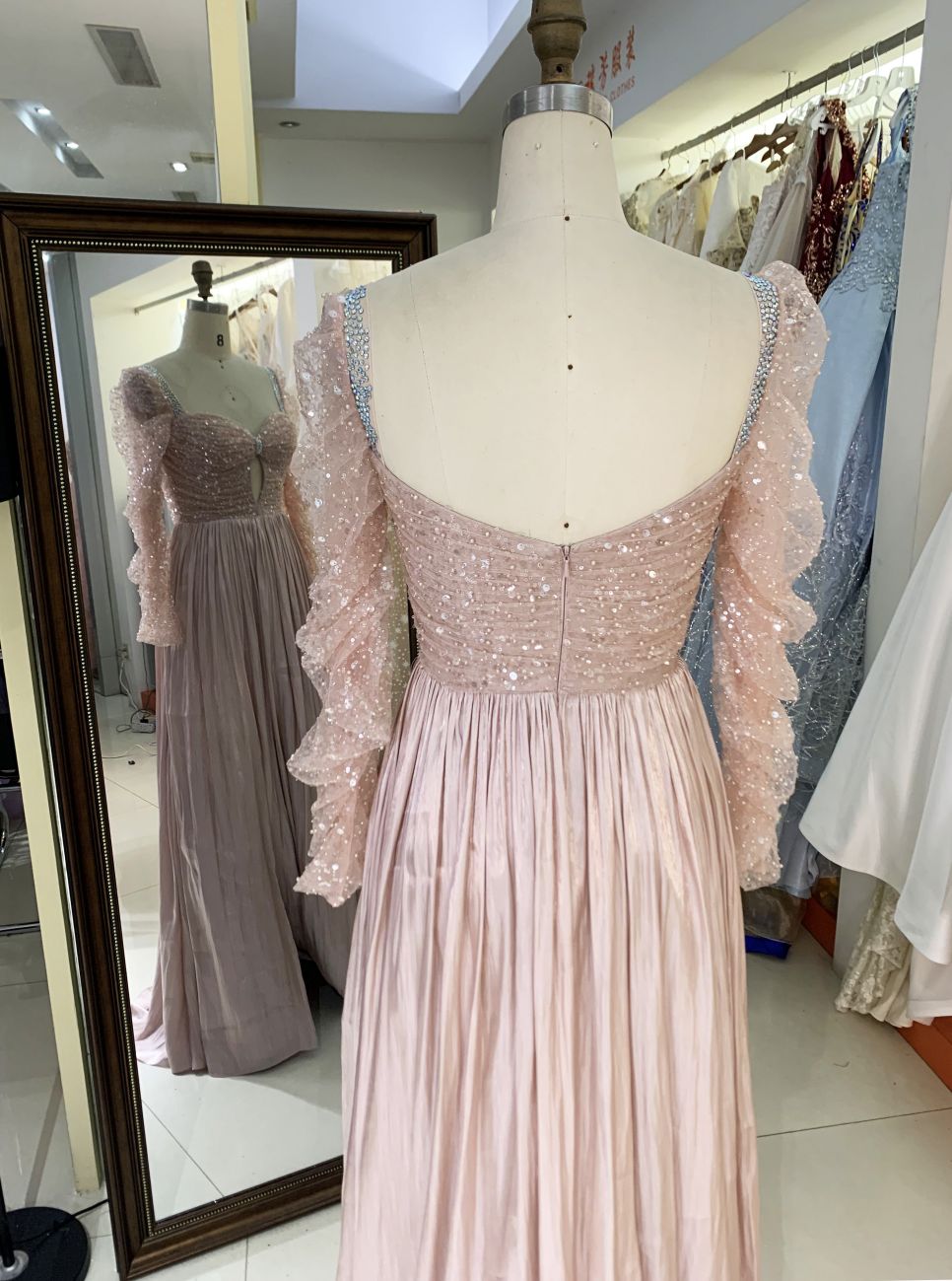 2025 New elegant satin a Line Skirt Long Plus Size Dresses Fat Mother of The Women Clothing 2025 Natural