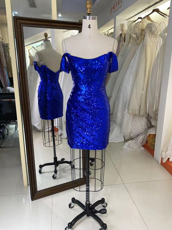 2025 New style homecoming dresses elegant off shoulder jacquard slim Dresses for Ladies Party Homecoming