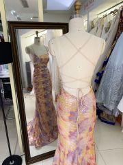 New multi color sequin formal elegant mermaid formal fitted evening wholesale prom dresses 2025