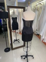 2025 Black fashion sexy sleeveless tight see-through corset party dress elegant Dresses for Ladies Party Homecoming