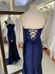2025 New embroidery lace navy elegant and sexy prom dresses women luxurious party for lady