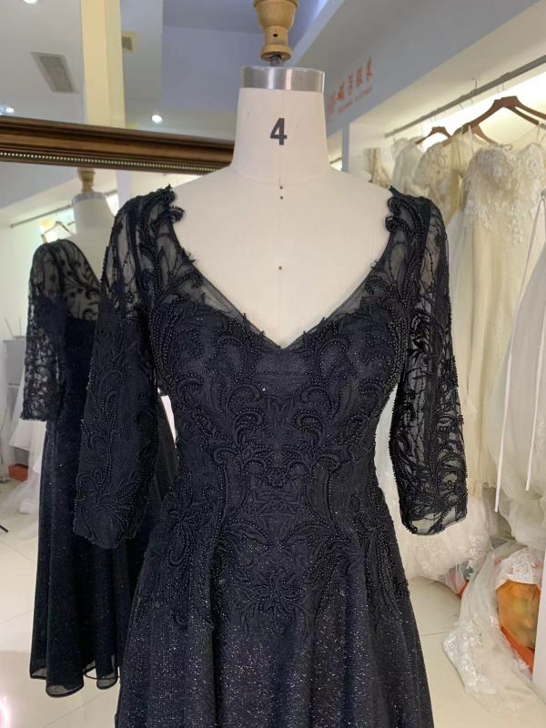 2025 New style elegant embroidery a line long sleeves for ladies party short skirt homecoming dress